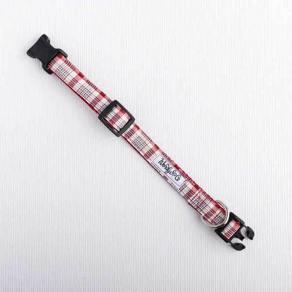 Redford Plaid Dog Collar