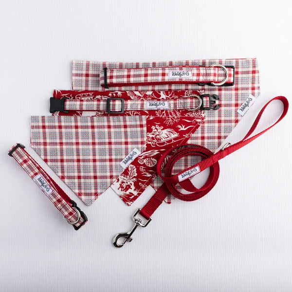 Redford Plaid Dog Collar