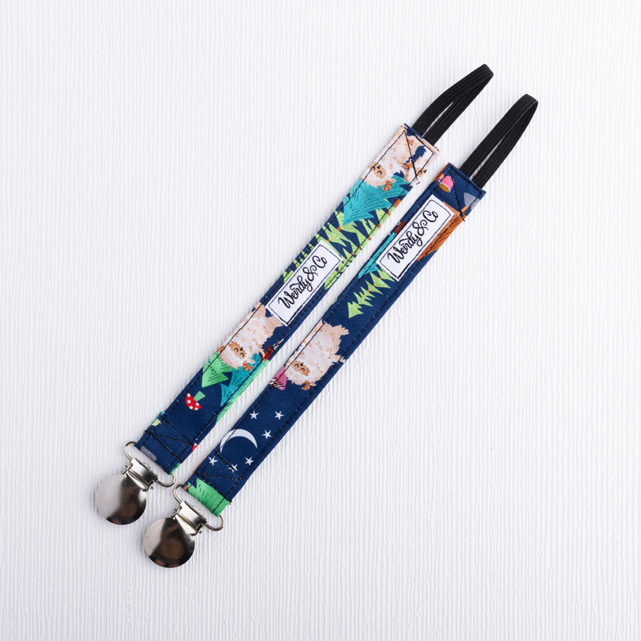 Under the stars pacifier clips.