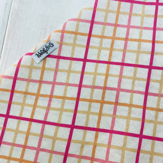 Pink & Plaid Double Sided Blanket